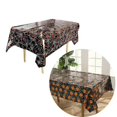 thumbnail image 1 of Mantel de decoración de Halloween, tela de araña de calabaza, murciélago, cubierta de mesa de plástico, ropa para Festival, Fiesta, suministros de Decoración de mesa para el hogar, 1 of 4