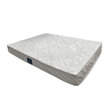Serta Quilted Orthopedic Pillowtop Dog Bed with Removable Cover Gray X-Large