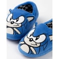 thumbnail image 5 of Pantuflas Infantiles Sonic The Hedgehog Azules de Peluche con Orejas 3D, 5 of 5