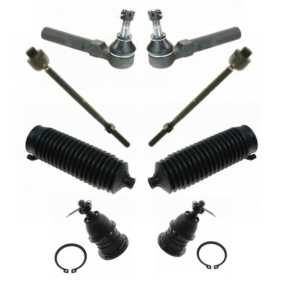 TRQ Front Ball Joints & Tie Rods Fits 99-07 Chevrolet Silverado 1500 GMC Sierra PSA43335 Fits select: 1999-2007 GMC NEW SIERRA