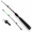 Black-HDSJZB198-6'6", variant on 5'6" Ultra-light Spinning Fishing Rod Threaded Grip Handle Durableposite Graphite & Glblank Ceramic Line Guides Strike Detection