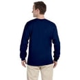 thumbnail image 2 of The Gildan Adult Ultra Cotton 6 oz Long Sleeve T-Shirt - NAVY - 5XL, 2 of 2