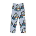 thumbnail image 4 of Xecao Police Car Men's Straight Lounge Pajama Pants: The Ultimate in Comfortable Sleepwear, 4 of 9