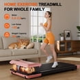 thumbnail image 6 of Walking Pad Upgrade Smart Under Desk Treadmill, 1.2HP Small Quiet Portable Treadmill,Walking Treadmill Under Desk,APP & Remote Control, Knee-Protective,No-Assembly, 6 of 6
