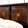 thumbnail image 5 of Bowery Hill Transitional Wood Queen Panel Bed in Acacia/Walnut, 5 of 9