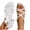 White, variant on Women's Braided Sandals Crisscross Strappy Slingback Flat Footwear, Open Toe Non-slip Summer Bohemian Shoes for Beach Vacation