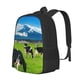 thumbnail image 1 of Balery Grazing Cows Mountain View Mochila para hombre y mujer - Tela Oxford 600D resistente - Gran capacidad, resistente al agua, ideal para la escuela, viajes y senderismo, 1 of 6