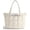 Cream, variant on Expandable Tote Bag for Women, Puffer Work Tote Travel Bag