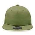 thumbnail image 2 of Decky 6032 5 Panel High Profile Relaxed Cotton Blend Rope Hat-Loden, 2 of 2