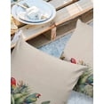 thumbnail image 2 of Outdoor Pillow Covers Throws Tropical Birds Parrot on Branch,Waterproof Pillow Cases Pack of 2 Green Palm Leaves on Burlap,Durable Cushion Cover Pillowcase for Patio Balcony Couch Garden, 2 of 7