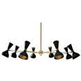 thumbnail image 5 of 1950' s Italian Monolith Chandelier Mid Century 8 Arms Sputnik Ceiling Fixture, 5 of 5