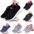 thumbnail image 5 of NOKIO Women's Soft Sole Running Shose With Breathable Mesh Lightweight Walking Sneakers Fashion Casual Knit Tennis Shoes Comfortable Non-S𝗅ip Athlet𝗂c Shoes for Daily Fitness Workout Training, 5 of 5
