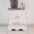 thumbnail image 5 of 2pcs Mountain Stencils 11.8×11.8inch Planar and Three-dimensional Mountain Stencils with Paint Brush Nature Mountains Peaks Climbing Drawing Template for Fabric Walls Furniture Wood Canvas, 5 of 9