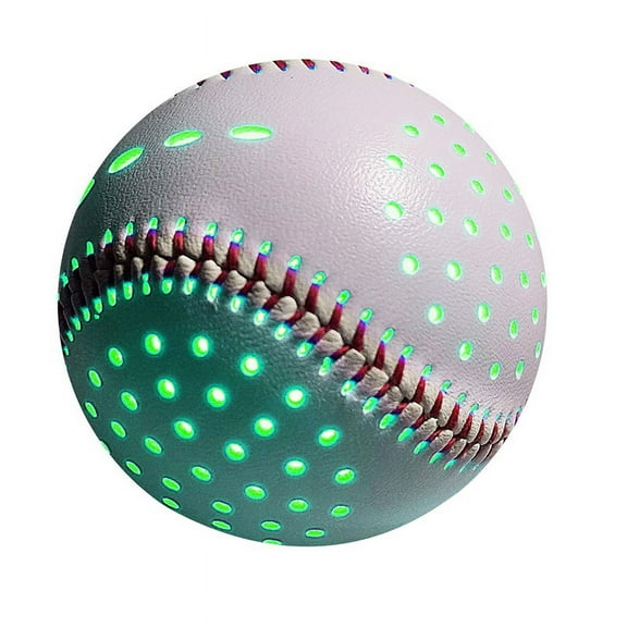 Light Up Baseball,9 Inch Glow in the Dark Baseball,Night Throwing Practice Baseball for Family Sports Entertainment