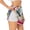 White, variant on Hirioo London Symbols for Women's Double Layer Athletic Shorts High-Performance Gym Shorts with Inner Pocket, Elastic Waistband-Medium
