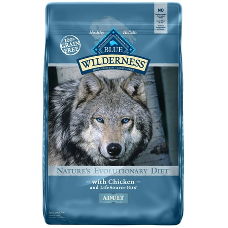 Blue Buffalo Wilderness High Protein Grain Free, Natural Adult Dry Dog Food, Chicken 11-lb