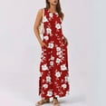 thumbnail image 6 of Sentmoon Boho Dresses for Women Beach Sleeveless Crew Neck Maxi Dress for Women Spring Solid Color Regular Fit Long Summer Dresses Casual for Everyday Casual Wear Multicolor XL, 6 of 8