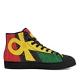 thumbnail image 2 of Pan African Ankh High Top Canvas Shoes Sneakers Black Size 11.5, 2 of 7
