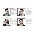 thumbnail image 4 of Beard Shaping Styling Template Beard Comb Men Shaving Tools Hair Beard Trim Template Comb, 4 of 5
