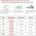 thumbnail image 6 of Waterproof Shoe Covers, Reusable & Foldable Rain Boot Shoe Cover with Zipper, Non-Slip, Reflector, Men Women Rain Gear, Black, 6 of 7