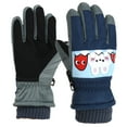thumbnail image 4 of Surpdew Winter Gloves For Kids Waterproof Boys Snow Ski Gloves Girls Warm Windproof Mittens For Children Outdoor Navy 3-6 Years Old, 4 of 9