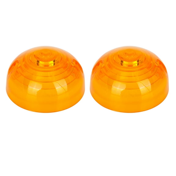 2 Pcs Vehicle Front Side Indicator Light Lens for 90-94 Land Rover Defender 90 110 Amber