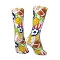 thumbnail image 5 of Uemuo Balls Pattern Women's Crew Socks, Soft Durable Breathable Moisture-Wicking with Odor Control Cotton socks, 5 of 9