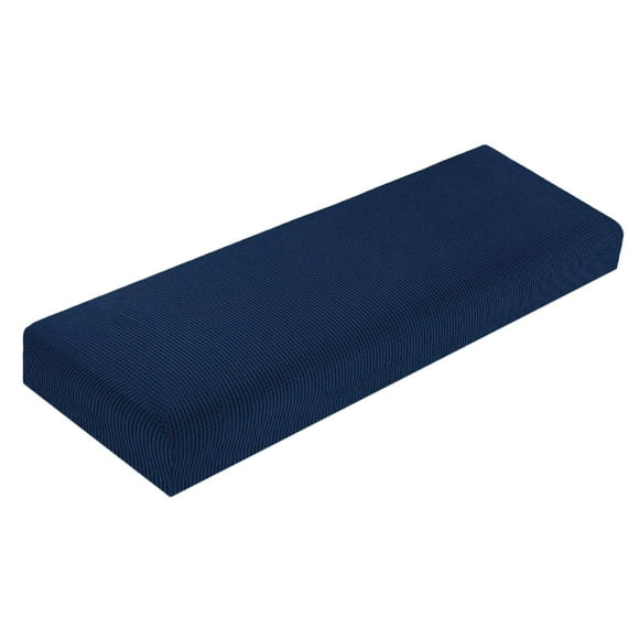 jifeng Bench Covers Rectangle Cushion Slipcovers with Strap Blue