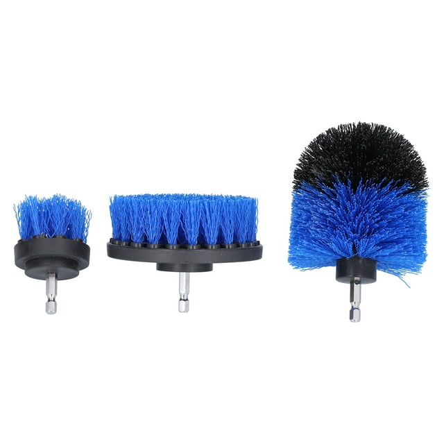 Kit de Limpieza de Cepillos, Herramienta de Limpieza de Accesorio de Cepillo de Perforacióna Azul Duradero para la Alfombra para la Alfombra para la Bañera para el Piso Piso Piso