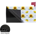 thumbnail image 4 of Coolnut Mailbox Covers Magnetic Standard Size Sunflower and Leaf Hearts Seasonal Mail Wraps for Home Outdoor Decor, 25.4"x20.78", 4 of 5