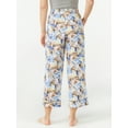 thumbnail image 3 of Joyspun Women's Woven Capri Pajama Pants, Sizes S to 3X, 3 of 5