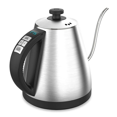 BREVO 1.0L Digital Variable Temperature Electric Gooseneck Kettle for Pour Over Drip Coffee & Tea with 120～212 °F Heating Control 1000W Fast