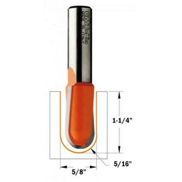 CMT 814.660.11 Round Nose Bit, 5/16-Inch Radius, 1/2-Inch Shank