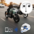 thumbnail image 4 of Sywqhk Auriculares inalámbricos para casco 5.0 compatibles con Bluetooth para motocicleta con reducción de ruido M5H, 4 of 9