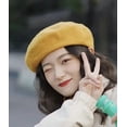 thumbnail image 7 of CoCopeaunt Women Wool Beret Hat French Style Winter Casual Warm Cap Girls Ladies Artist Painter Hat, 7 of 7
