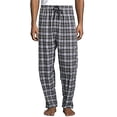 thumbnail image 3 of Hanes Mens Plaid Woven Blend Lounge Pajama Sleep Pant 41740-Medium (Black Plaid), 3 of 3