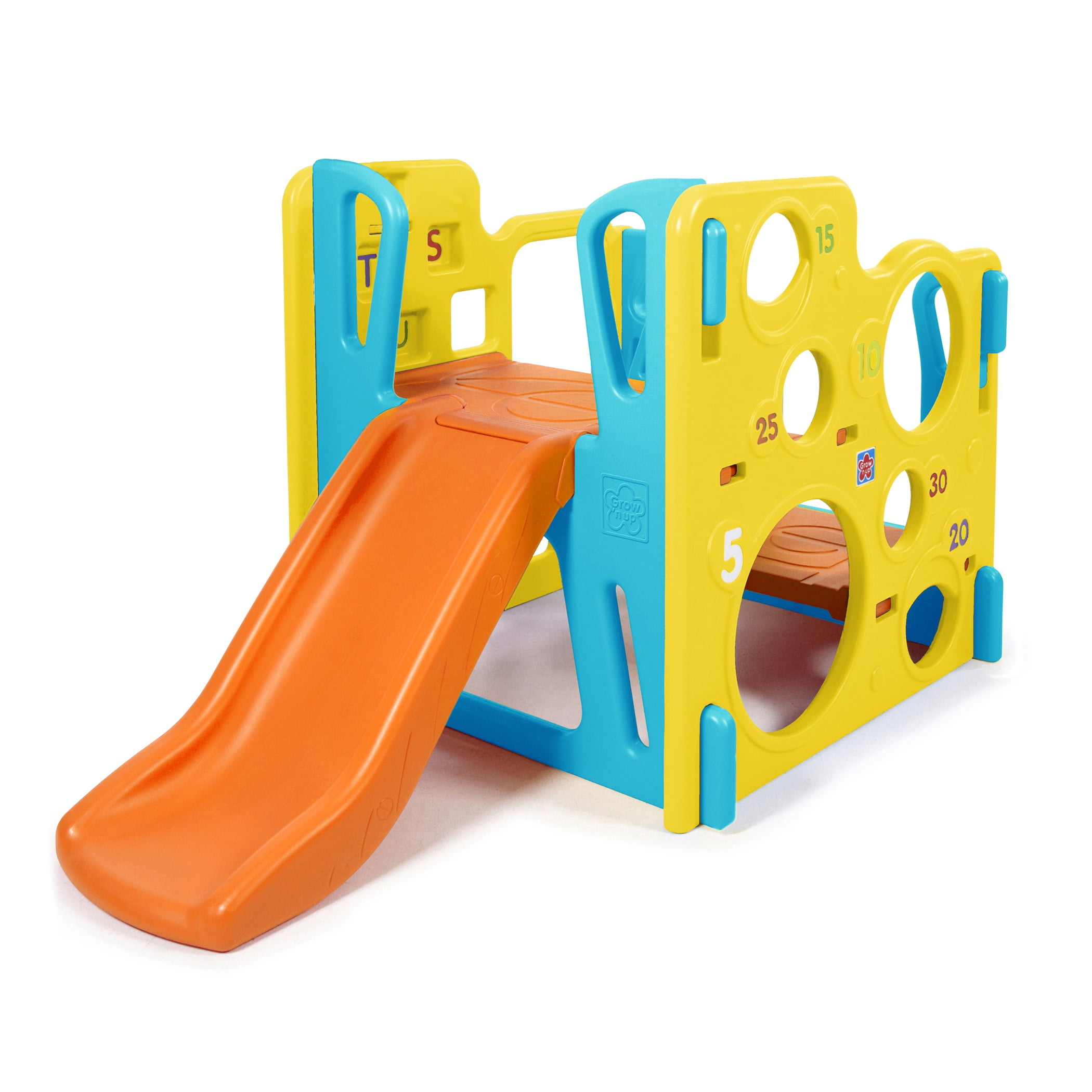 escalera mecánica Permanecer campeón Grow'n up Climb & Slide Play Gym Outdoor/Indoor Use Ages 1.5 Years to 4  Years - Walmart.com
