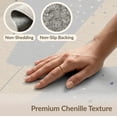 thumbnail image 4 of ODIKA 9'x12' Beige Blue Abstract Granite Design Washable Area Rug Modern Geometric Pattern with Dotted Accents Non-Shedding, Easy Care for Master Suite, California King, Under Bed, 4 of 5