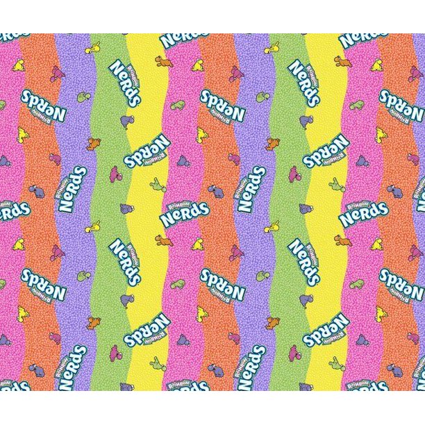 Rainbow Nerds Candy 59671 Springs Creative 100 Cotton Fabric By The