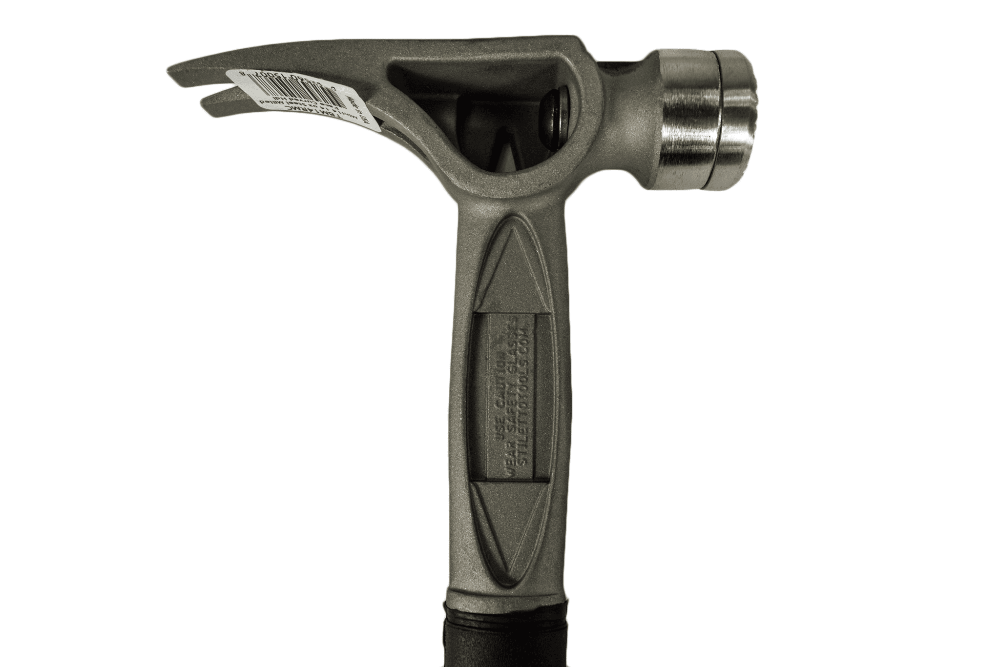 Stiletto TBM14RMC Tibone Mini-14 oz. Replaceable Milled Face Hammer with A Curved 16" Titanium Handle - 1