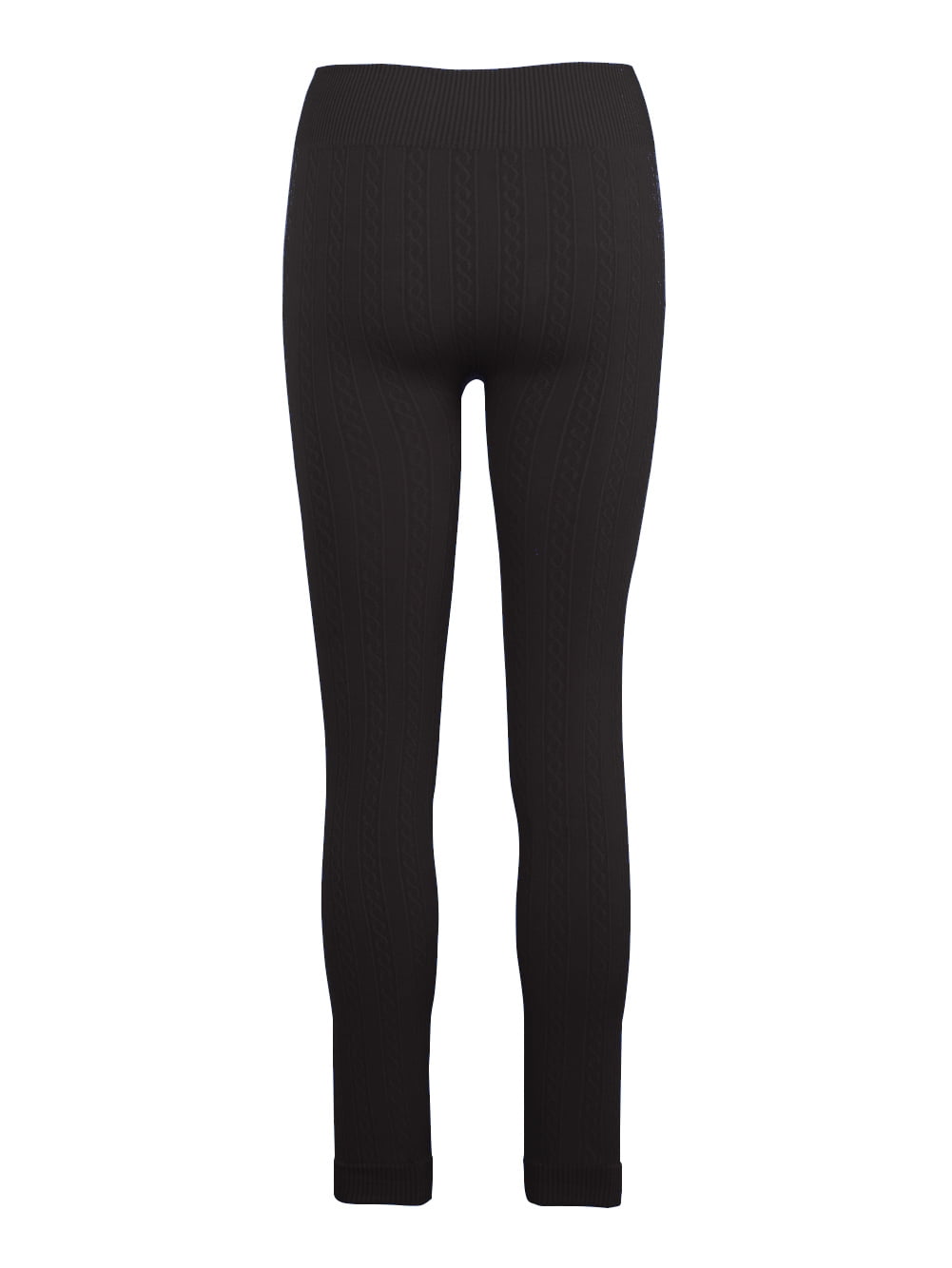 Emme Jordan Ladies 6 Pack Fleece Lined Cable Legging, Women Ultra Soft  Stretch Regular and Plus Size, Black/Black, Large-X-Large: Buy Online at  Best Price in UAE 