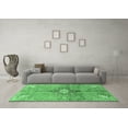 thumbnail image 3 of Ahgly Company Indoor Round Persian Emerald Green Traditional Area Rugs, 6' Round, 3 of 4