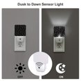 thumbnail image 3 of Honeii White Pineapples Print LED Night Light with Light Sensor, Night Lights Plug Into Wall,Ideal for Bedrooms and Hallways-EU, 3 of 7