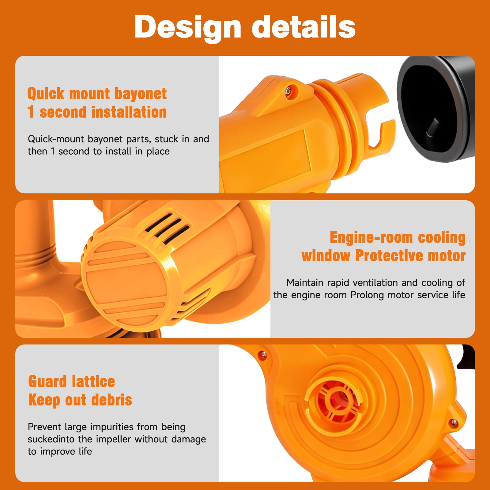 GlobalSourse 160 MPH Cordless Leaf Blower, 21V 2-in-1 Lightweight Electric Leaf Blower with 4.0Ah Battery for Patio, Lawn, Dust Cleaning, Yellow