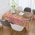 thumbnail image 5 of BZSMCE Square Tablecloth The Golden Leopards Pattern Tableclothes, 5 of 9