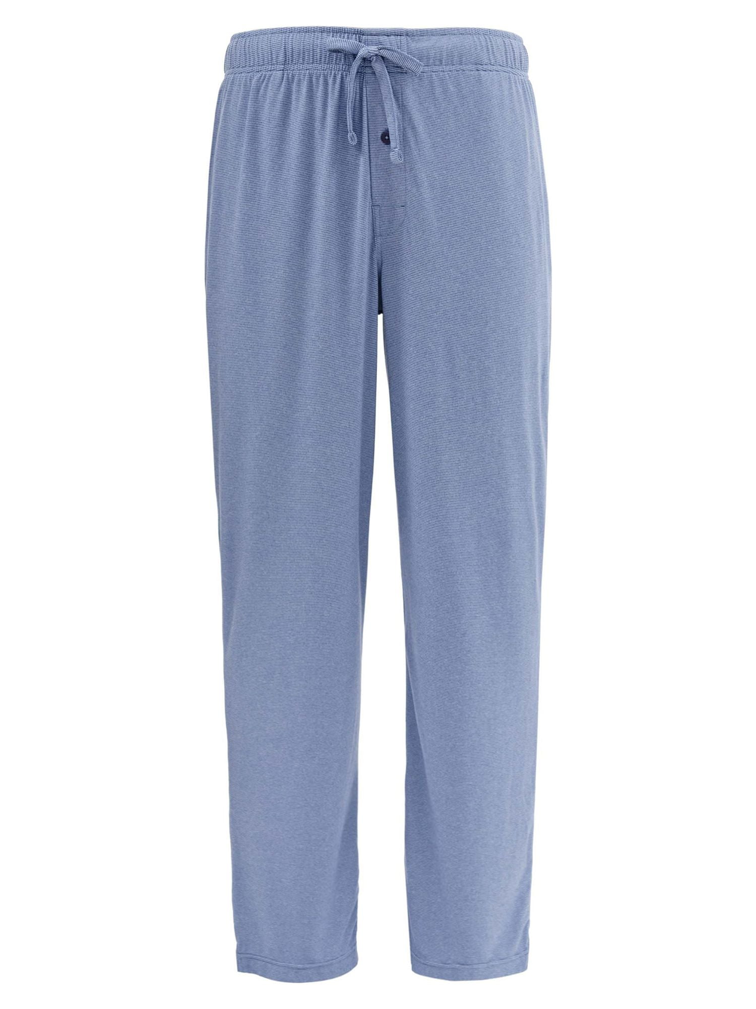 George Men's and Big Men's Poly/Spandex Feed Stripe Knit Sleep Pajama Pant, S-5XL