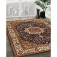 thumbnail image 2 of Ahgly Company Indoor Rectangle Traditional Brown Medallion Area Rugs, 5' x 8', 2 of 6