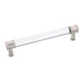 thumbnail image 1 of Hickory Hardware P3702-CACH 160 mm Center to Center Midway Collection Pull, Crysacrylic with Chrome, 1 of 4