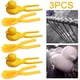 thumbnail image 1 of 3 Uds. Clip para Bolas Nieve Dibujos Animados Herramienta Molde Exteriores Invierno () Amarillo, 1 of 9