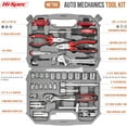 thumbnail image 2 of 67Pc Metric Auto Mechanic Tool Set, Motorcycle & Car Repair Kit with Socket, Pliers & Screwdriver for , Trucks, Boats & RVs, 2 of 6